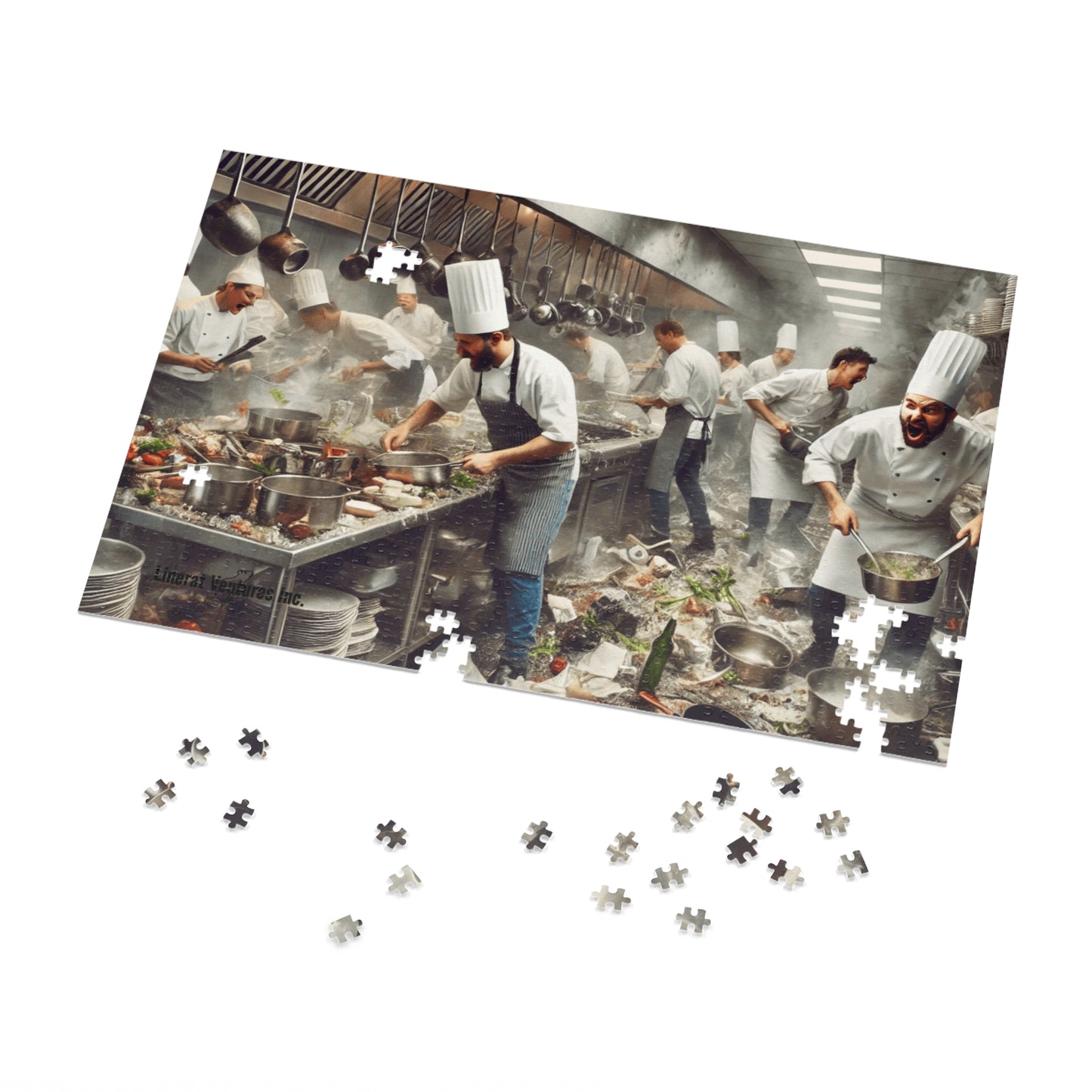 Jigsaw Puzzle with Tin