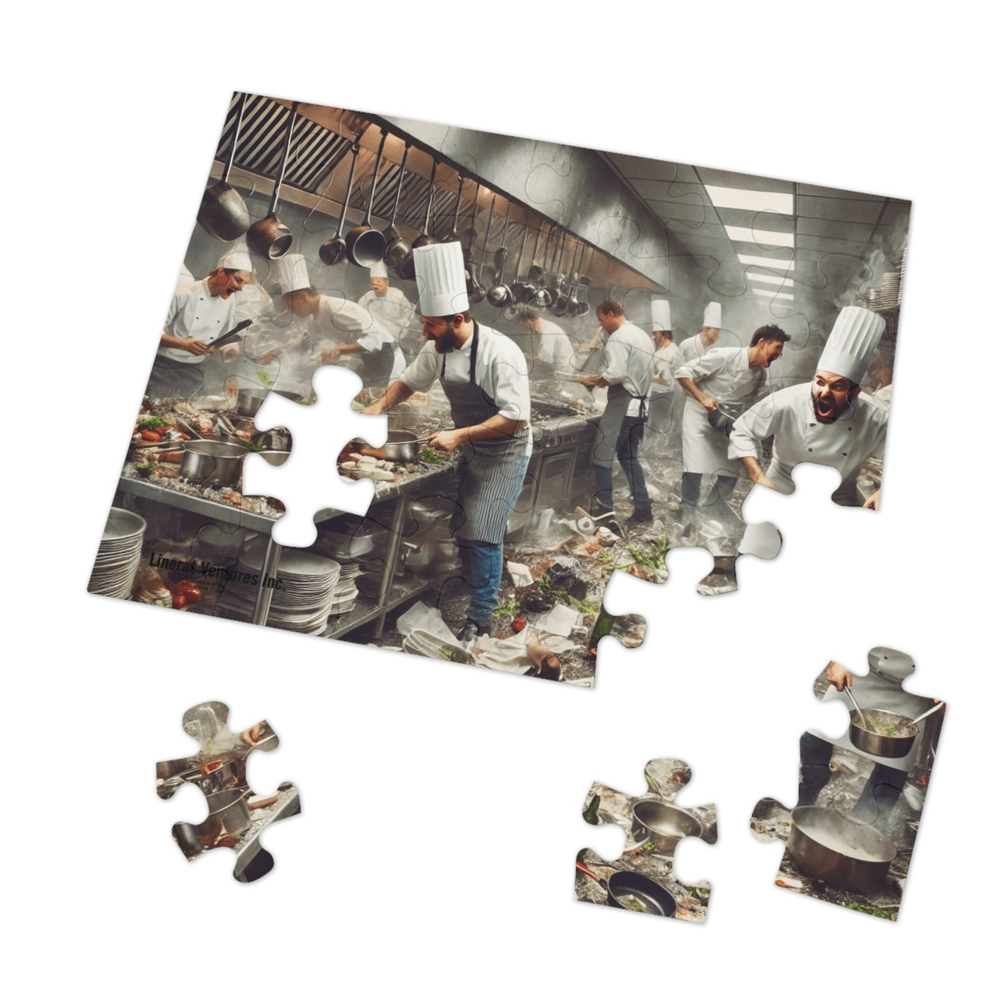 Jigsaw Puzzle with Tin