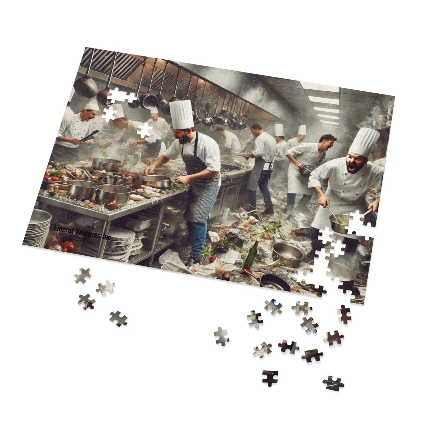 Jigsaw Puzzle with Tin