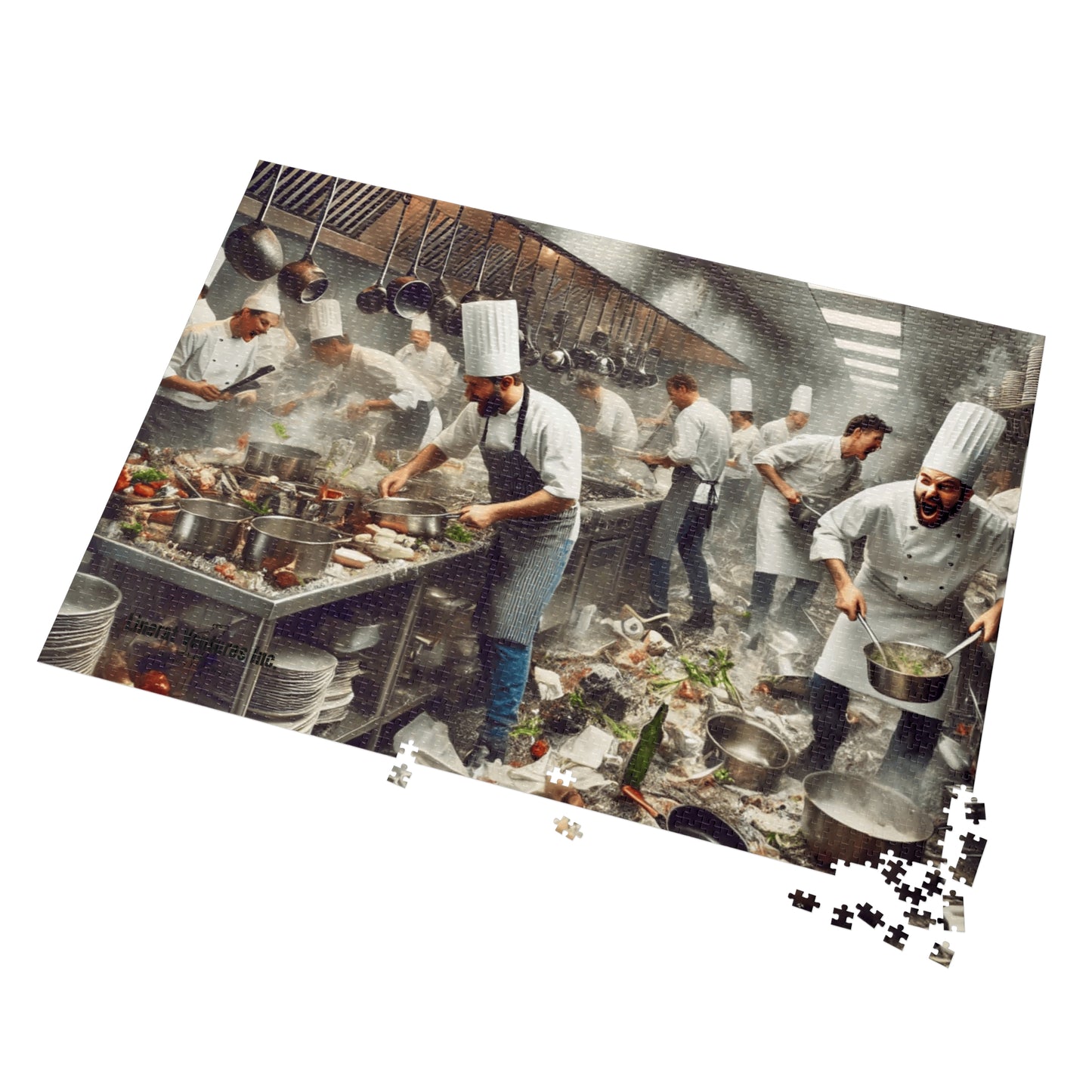 Jigsaw Puzzle with Tin