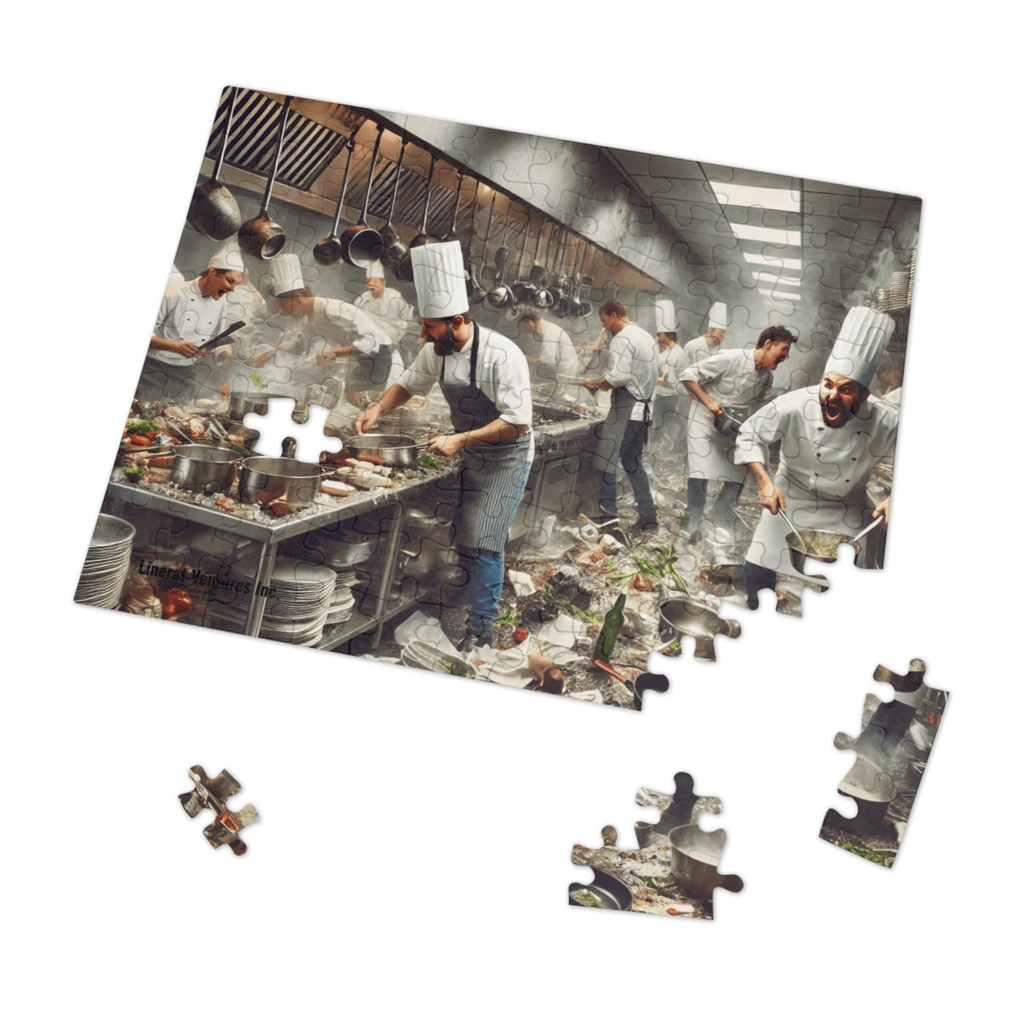 Jigsaw Puzzle with Tin