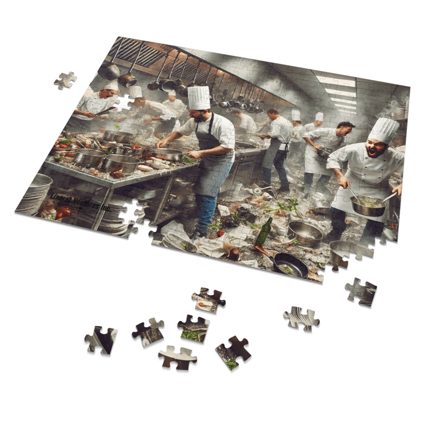 Jigsaw Puzzle with Tin