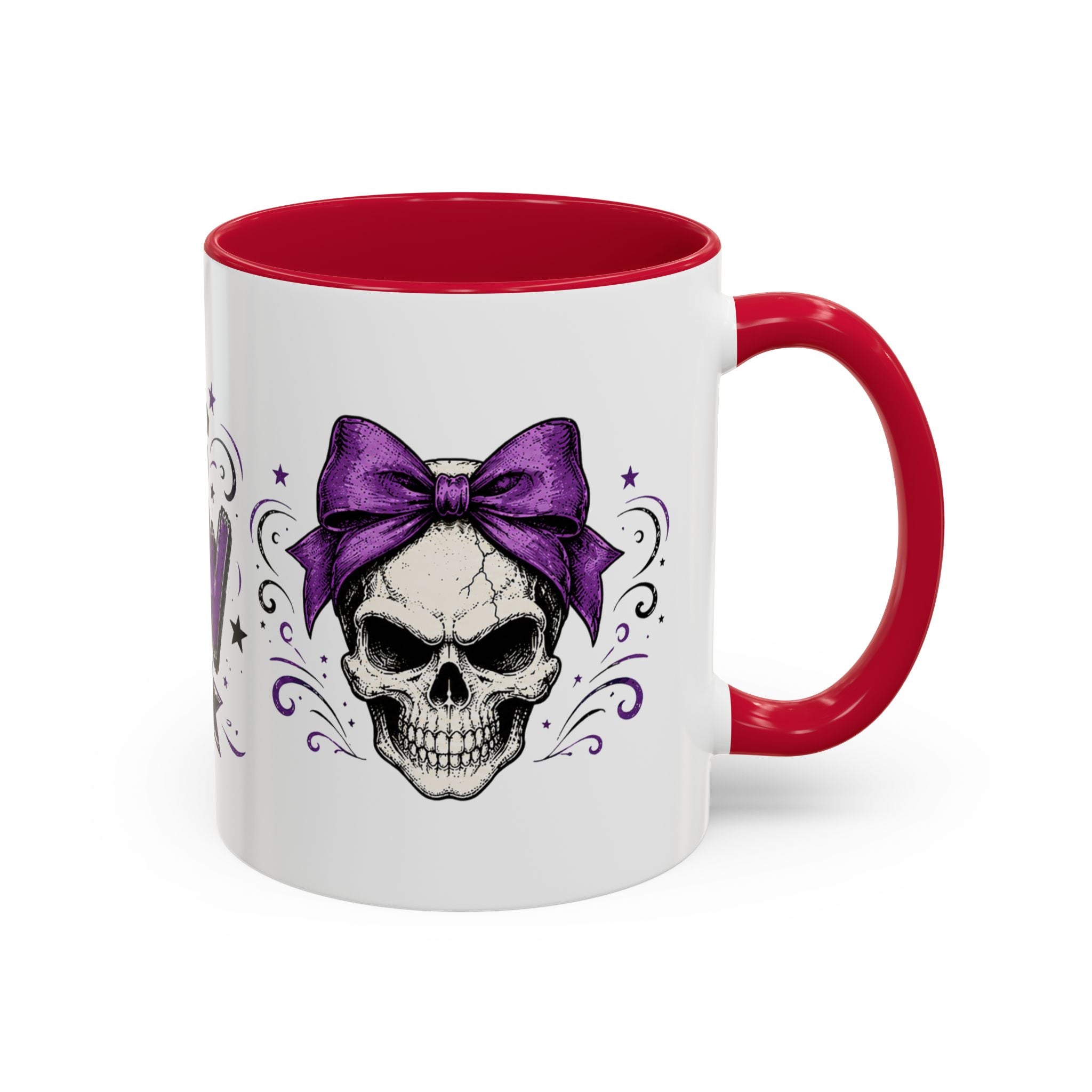 Cancer Awareness Skull Coffee Mug — 'I Run This Sh*tshow' Inspirational Ribbon Design (11oz, 15oz)
