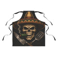 Skull Sombrero Apron — Mexican BBQ Grill Master Cooking Apron
