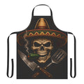 Skull Sombrero Cooking Apron