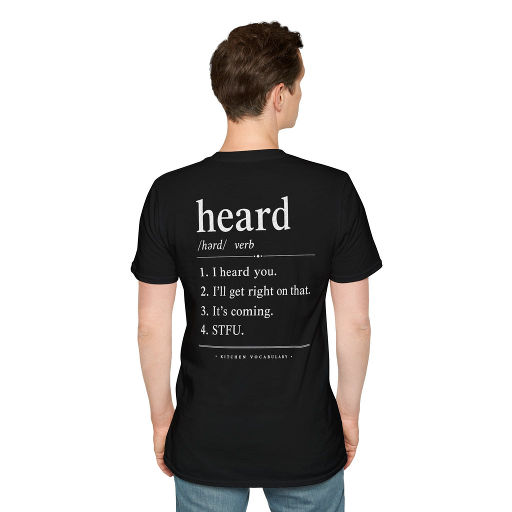 Heard Definition-shirt
