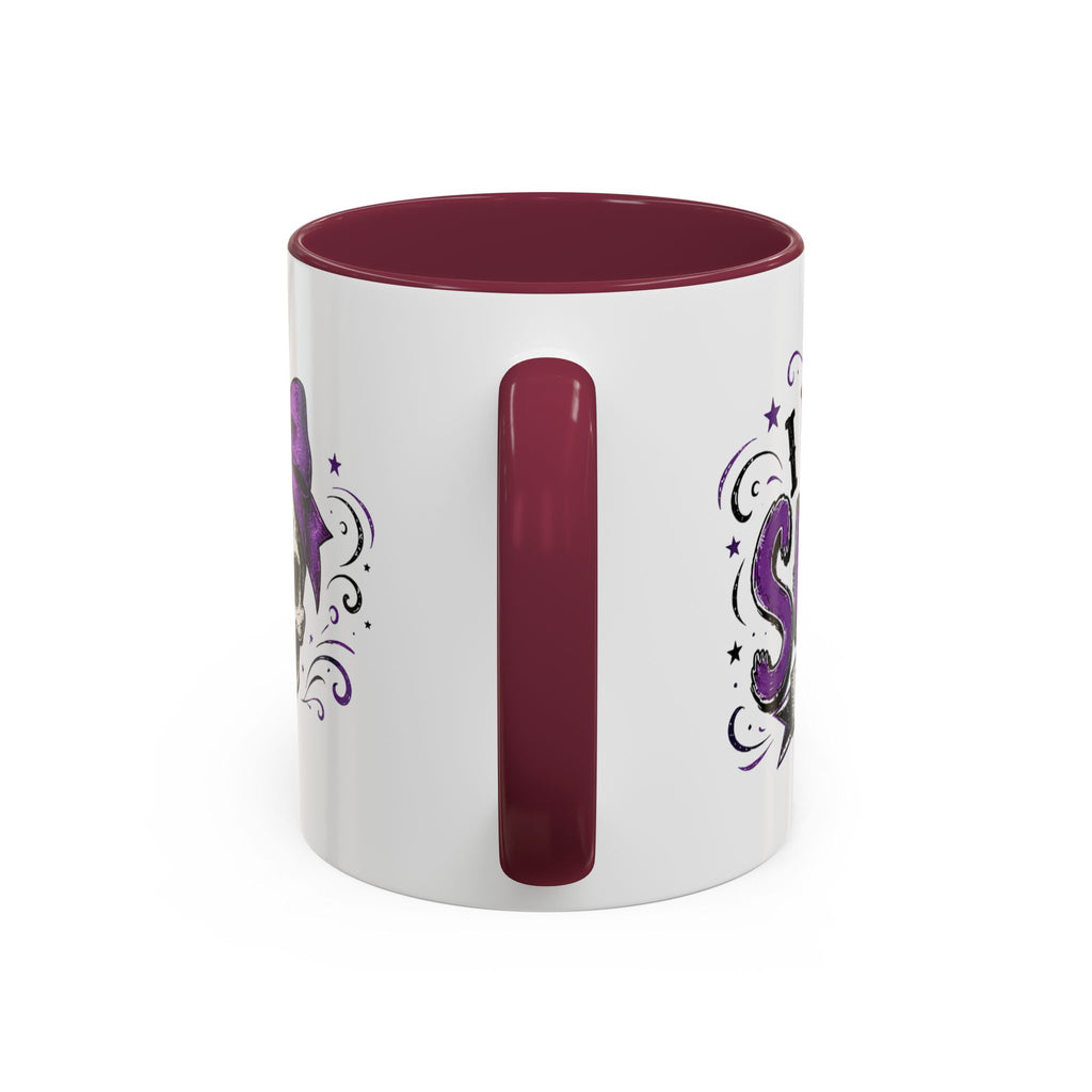 Cancer Awareness Skull Coffee Mug — 'I Run This Sh*tshow' Inspirational Ribbon Design (11oz, 15oz)