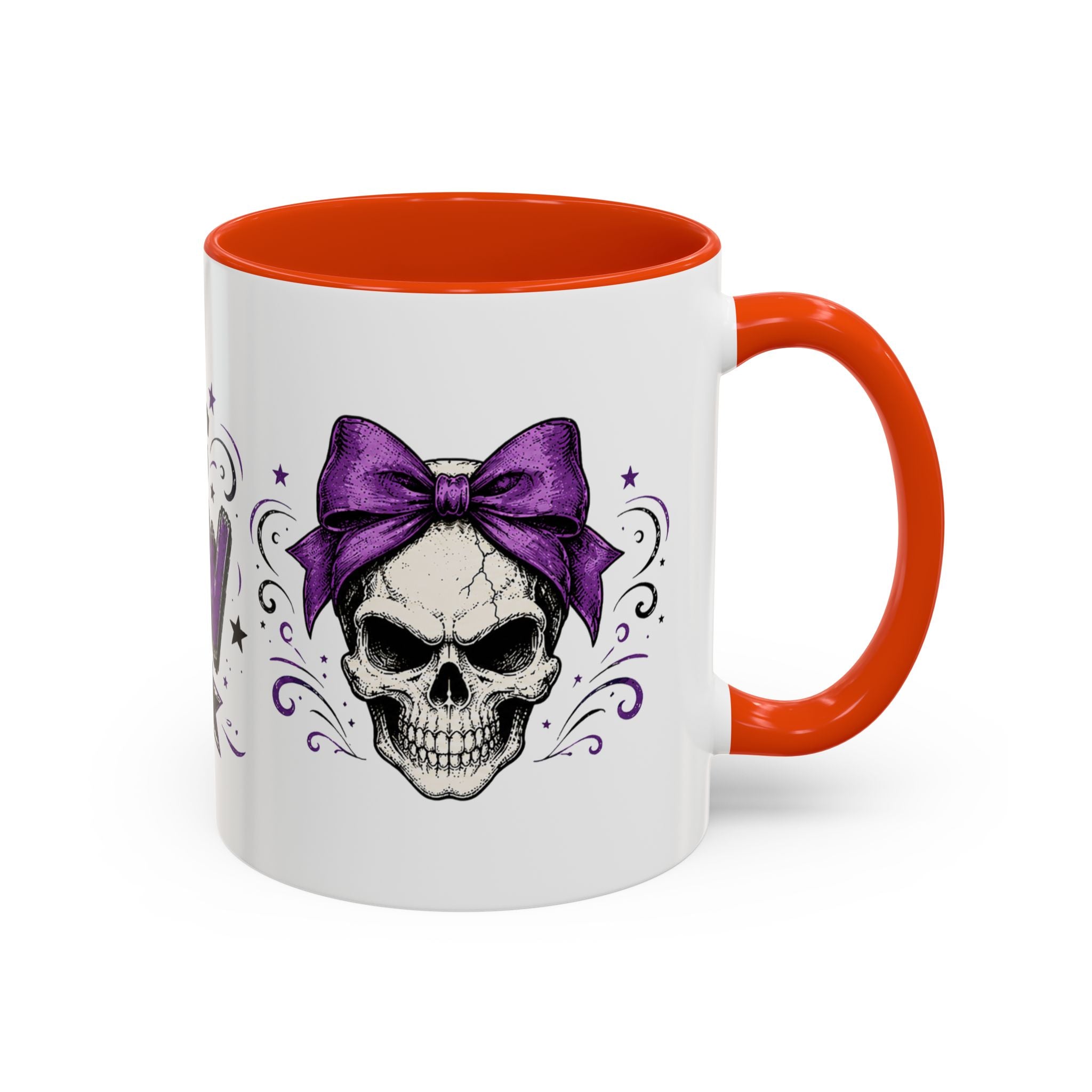 Cancer Awareness Skull Coffee Mug — 'I Run This Sh*tshow' Inspirational Ribbon Design (11oz, 15oz)