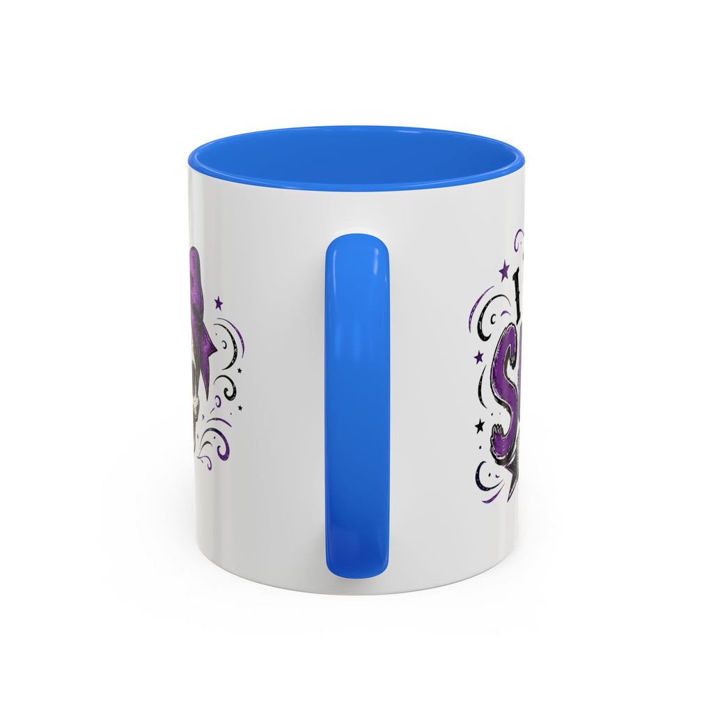 Cancer Awareness Skull Coffee Mug — 'I Run This Sh*tshow' Inspirational Ribbon Design (11oz, 15oz)