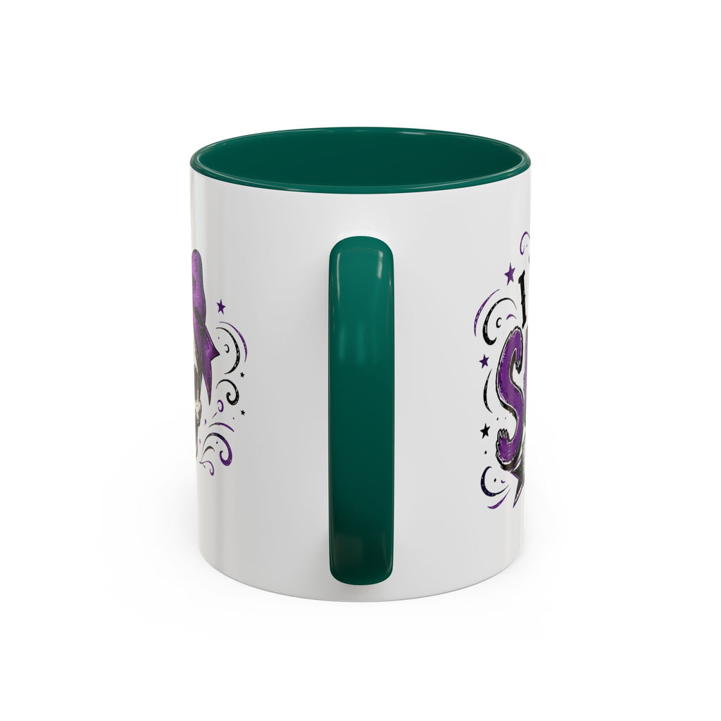 Cancer Awareness Skull Coffee Mug — 'I Run This Sh*tshow' Inspirational Ribbon Design (11oz, 15oz)