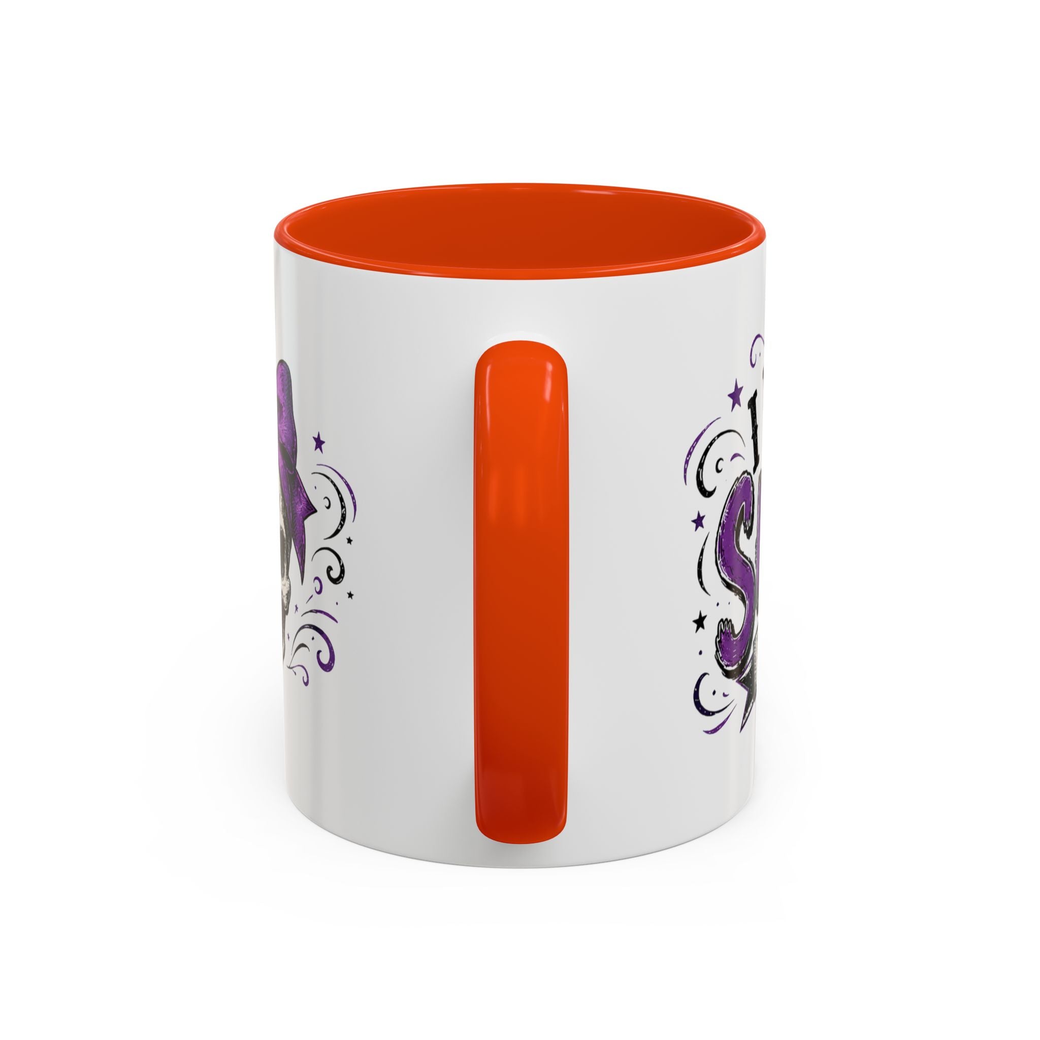Cancer Awareness Skull Coffee Mug — 'I Run This Sh*tshow' Inspirational Ribbon Design (11oz, 15oz)