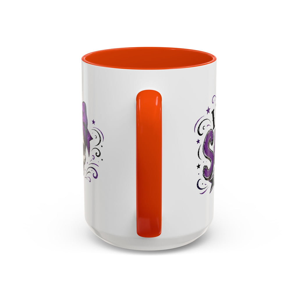 Cancer Awareness Skull Coffee Mug — 'I Run This Sh*tshow' Inspirational Ribbon Design (11oz, 15oz)