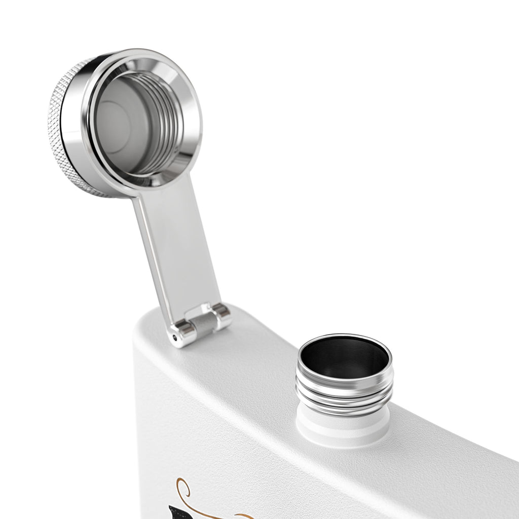 Flask — "Back Off, I'm Coping" 6oz Stainless Steel Hip Flask