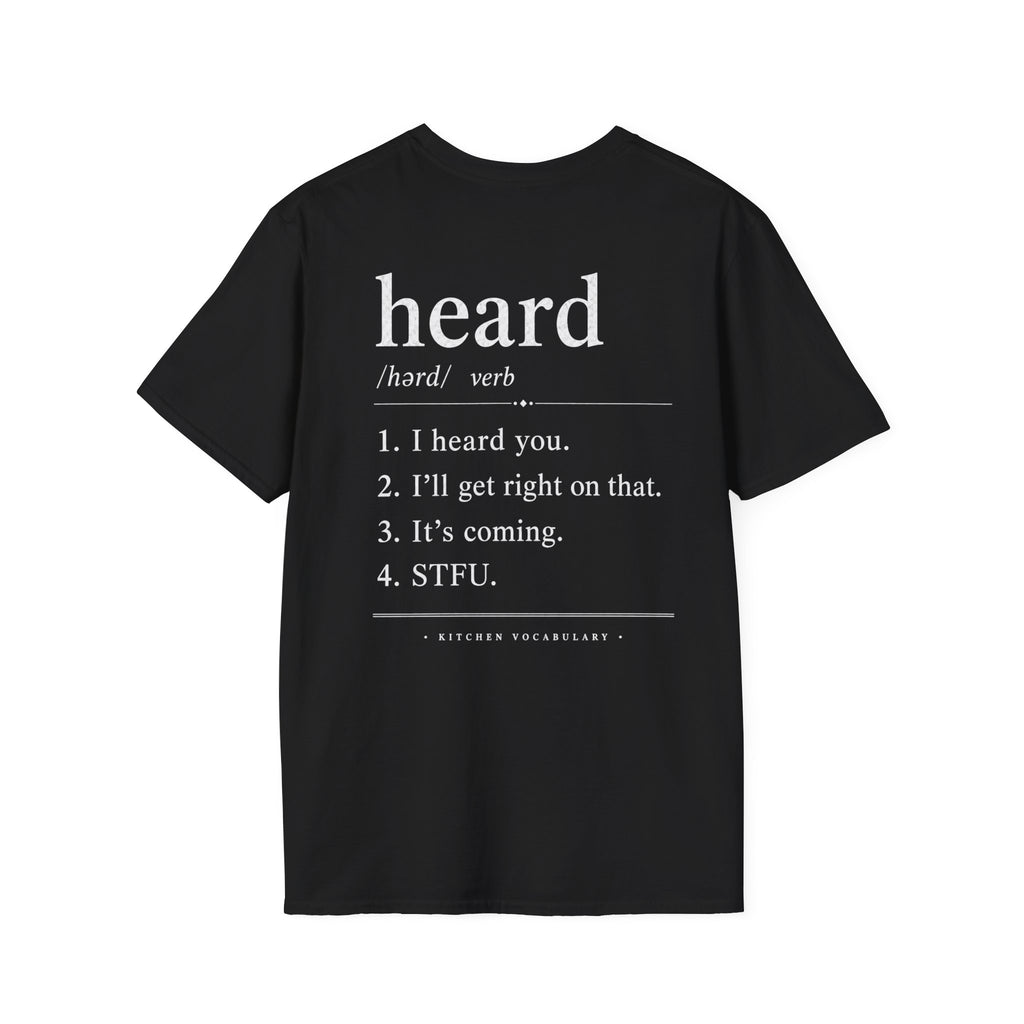 Heard Definition-shirt
