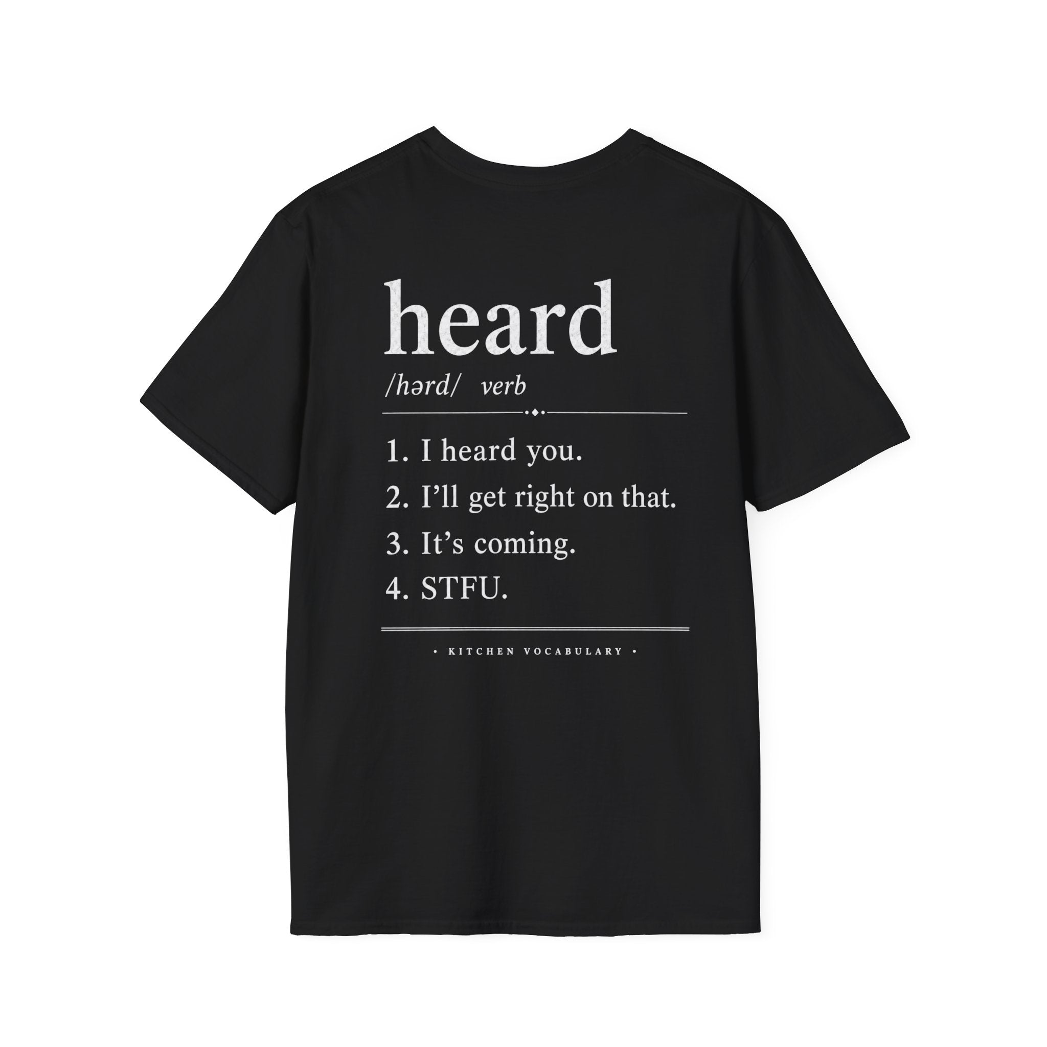 Heard Definition-shirt